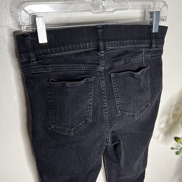 SPANX Ankle Pullover Straight Leg Jeans in Vintage Black Size M - Picture 5 of 8